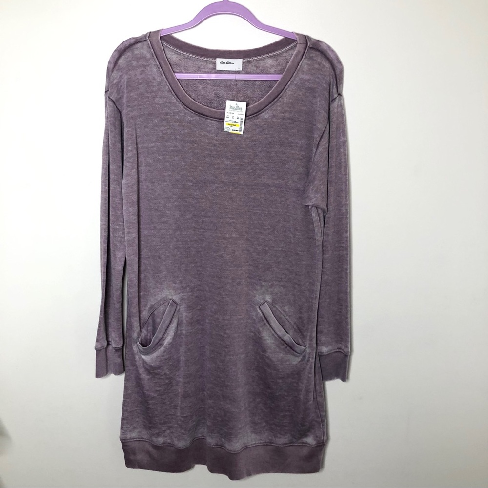 NWT Purple Allen Allen Tunic